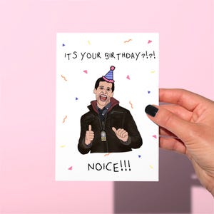 Jake Peralta 99, carte d'anniversaire drôle, carte de voeux drôle de brooklyn, joyeux anniversaire 99 carte d'anniversaire de Brooklyn