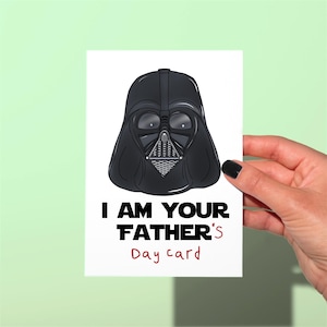 Star Wars Father’s Day card, Darth Vader, Funny Fathers Day card, funny Star Wars card