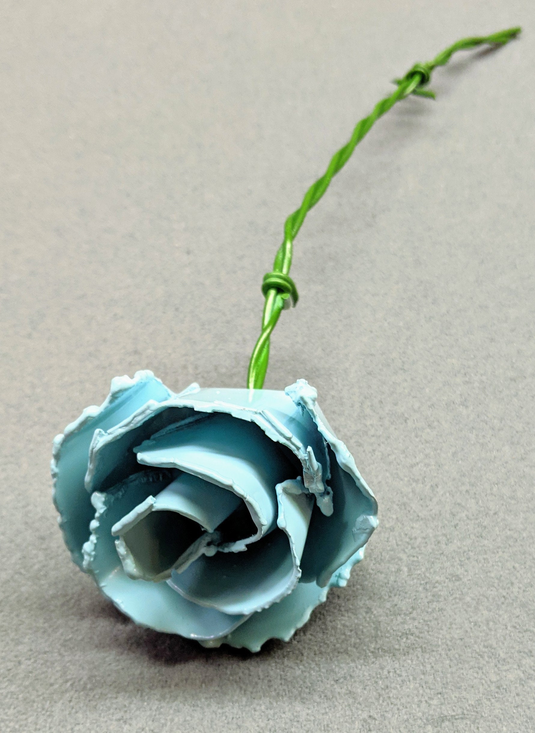 Metalic Paper Roses Handcrafted Metal Roses - Etsy