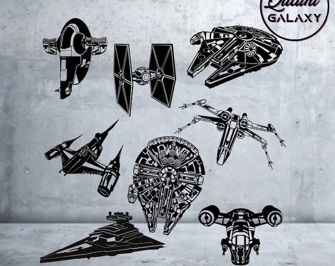 Millennium Falcon Svg, Star Svg Wars Svg, Cut File for Cricut Svg Png ...