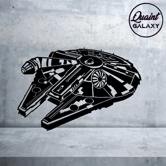 Millennium Falcon SVG 2.0 Digital Download Minimalist SVG - Etsy