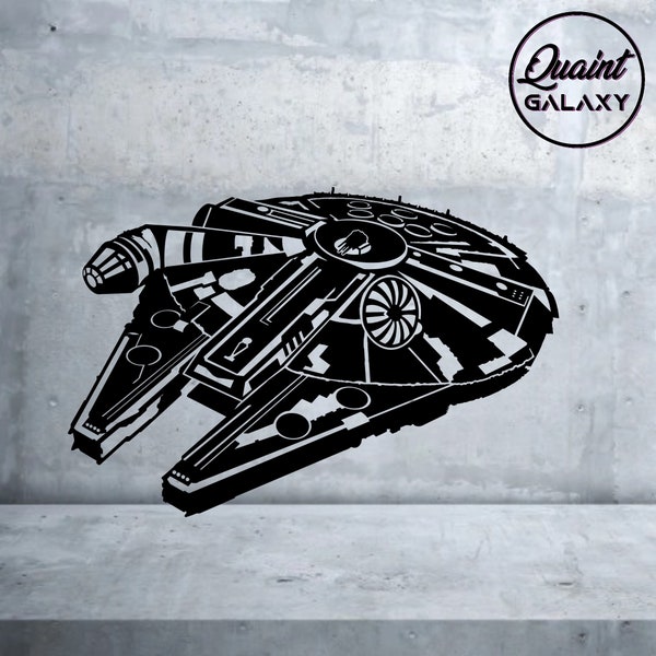 Millennium Falcon SVG 2.0 - Digitale download - Minimalistisch - SVG - PNG - Star wars - Cricut Design - star wars svg