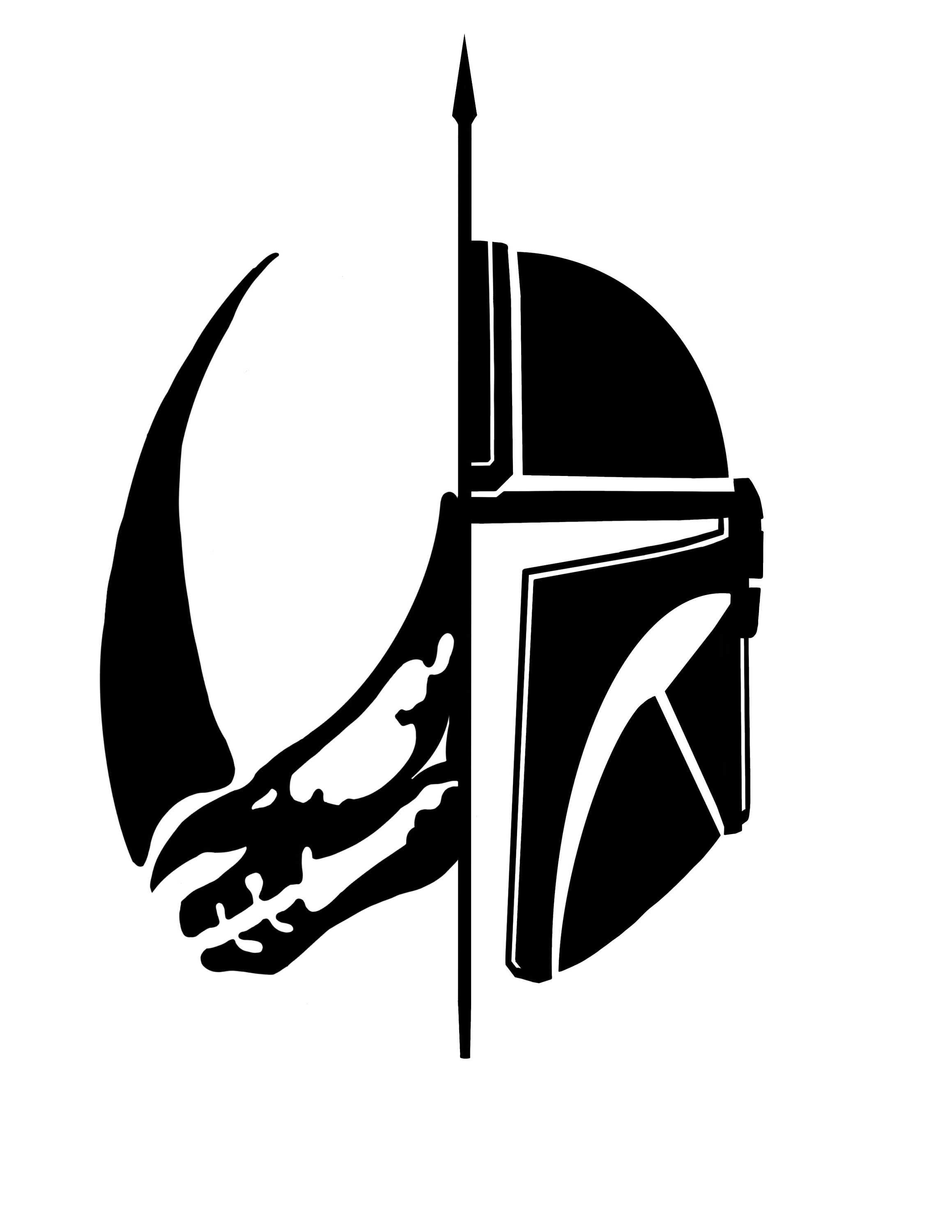 Mandalorian Mudhorn SVG Digital Download SVG PNG Star Etsy