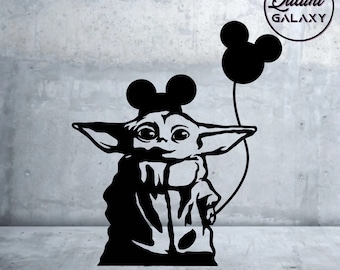Grogu Tourist SVG - Design per maglietta di Star Wars (Download digitale)