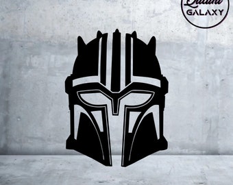 The Armorer Helmet SVG - Digital Download - SVG - PNG - Star Wars - Mando - Mandalorianer Rüstung Cricut Design - Mando Schlammhorn - Star Wars svg