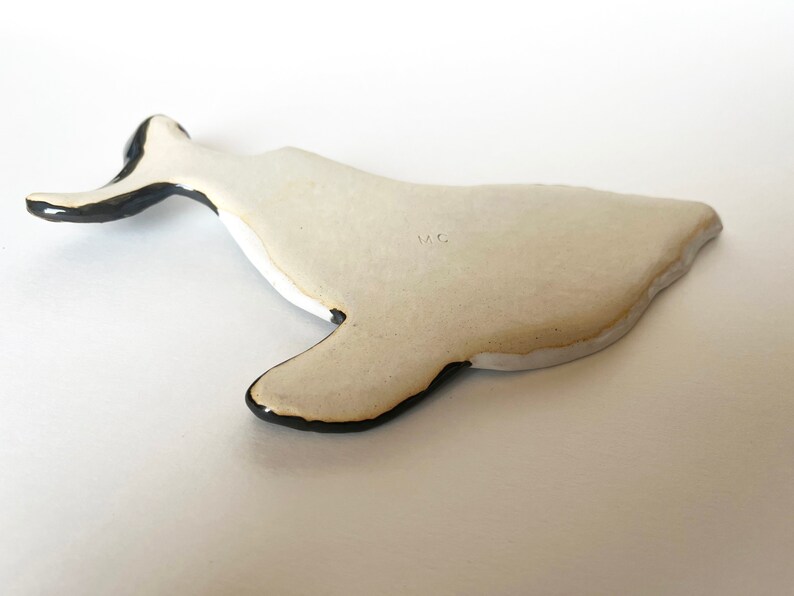 Humpback Whale Trinket Dish, Whale Spoon Rest, Whale Themed Pottery, Unique Pottery Gifts, Ocean Themed Spoon Rest, Ocean Themed Pottery image 10