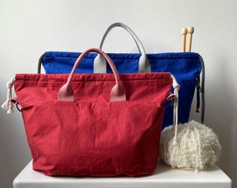 Project Bag Bi&Si - PDF - German pattern and sewing instructions for a knitting bag - beginners and advanced