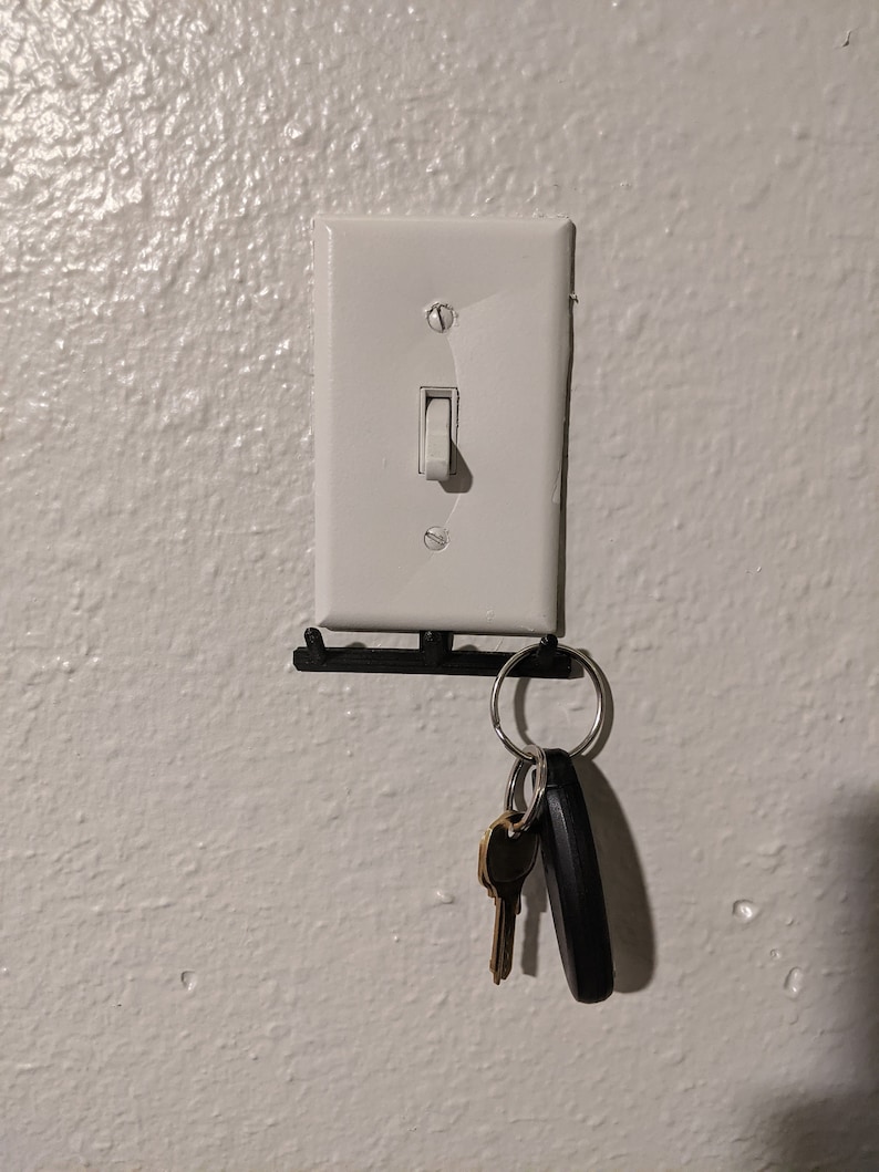3D Printed Light Switch Key Holder Etsy