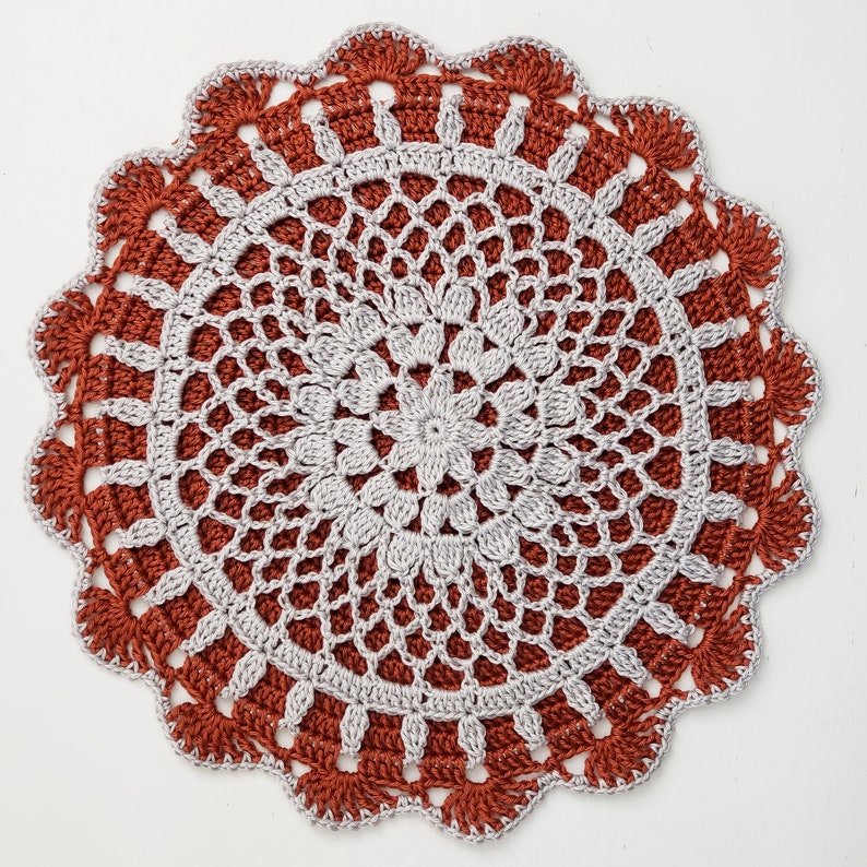 PDF Pattern Doily Placemat Crochet Placemat Pattern Etsy