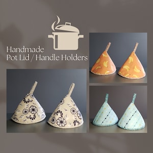 Handmade Pot Lid / Handle Holders | Pot Handle Holder | Pot Lid Holder | Set of 2