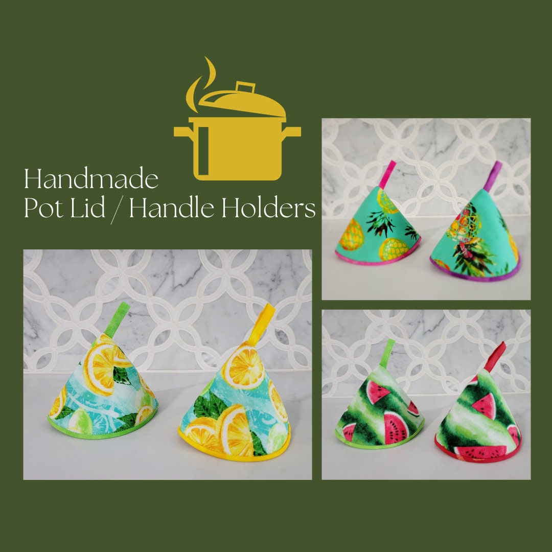 Handmade Pot Lid / Handle Holders Pot Handle Holder Pot Lid Holder Set