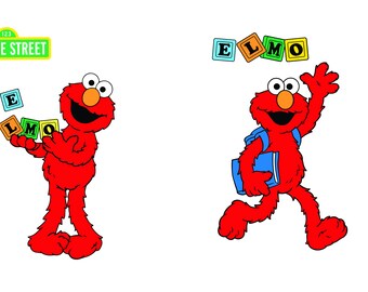 elmo stickers etsy