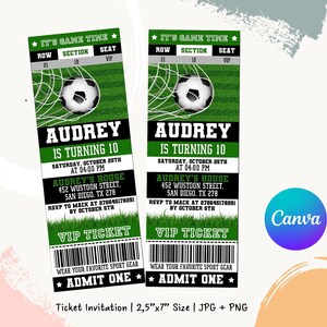 Fußball-Karte Geburtstagseinladung, Fußball-Karte einladen Vorlage, Fußball-Party-Kinder, digital bearbeitbare druckbare, sofortiger Download