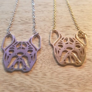 French Bulldog Pendant Necklace