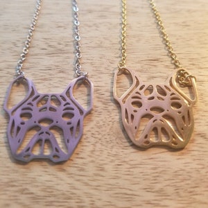 French Bulldog Pendant Necklace image 1