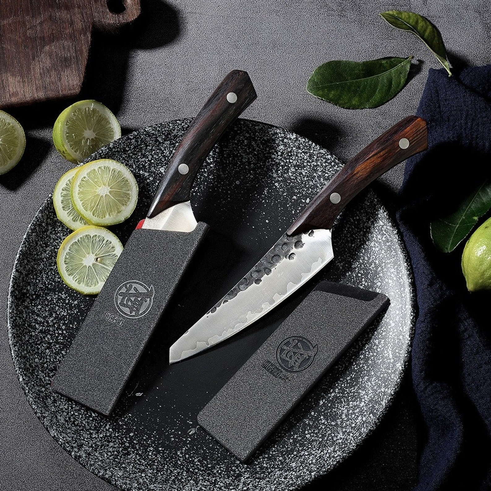 Japanese Kitchen Gyuto Chef Knife 5.11 Hammered JAPAN Etsy