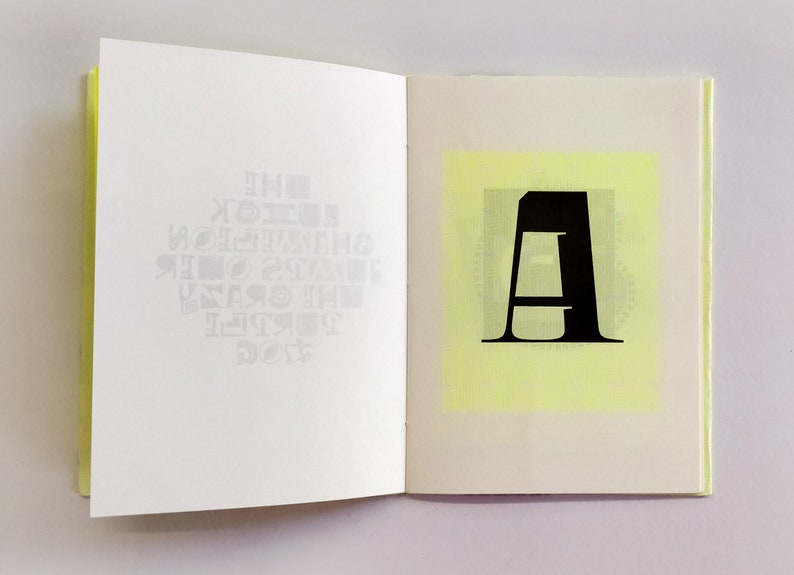 Zine Uppercase Font Patterns Etsy