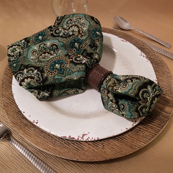 Paisley Placemats Etsy