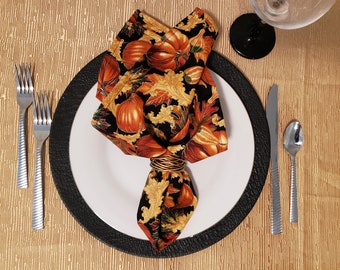 Harvest Fabric Napkins - Set of 4