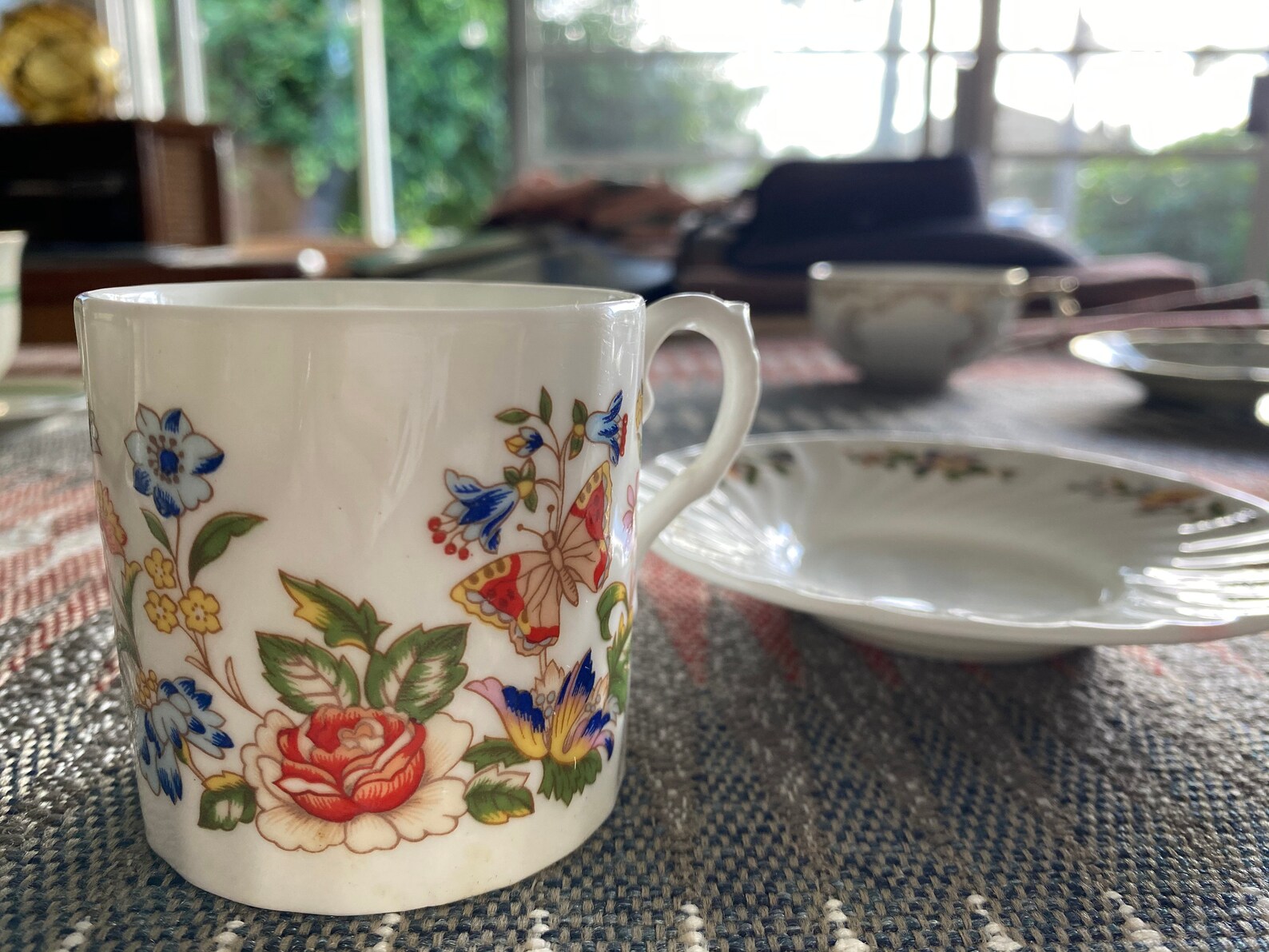 Vintage Aynsley Cottage Garden Tea Cup and Saucer Etsy Canada