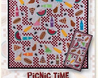 Keep on Truckin/' machine embroidery applique designs wpattern Lunch Box Quilts multi-format CD