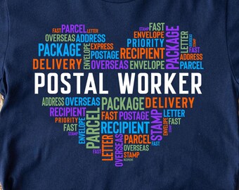 Postal Worker Shirt, Postal Carrier Shirt, Mailman T-Shirt, Postman T-Shirt, Mail Lady Shirt, Postal Worker Tshirt Postal Gift