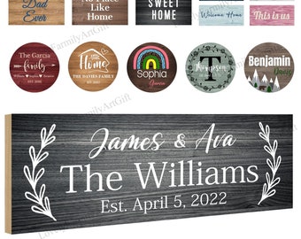 Custom Wood Signs | Stained Wood Sign with Your Personalized Quote | Custom Wooden Signs | Personalized Sign | Farmhouse Sign | 3D Wood Sign