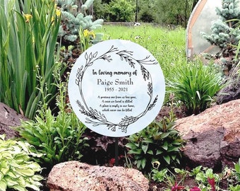 Personalised Memorial Plaque Stake, Grave Marker, Memorial Plaque, Memorial Grave Marker, In Memory Sign, In loving memory of