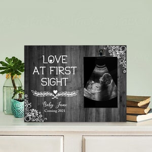 赤ちゃん用超音波フレーム、妊娠発表フレーム、超音波写真フレーム、超音波ギフト、祖父母への妊娠発表