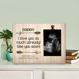 Baby ultrasound frame, Pregnancy announcement frame, Ultrasound Picture Frame, Ultrasound Gift, Pregnancy announcement grandparents