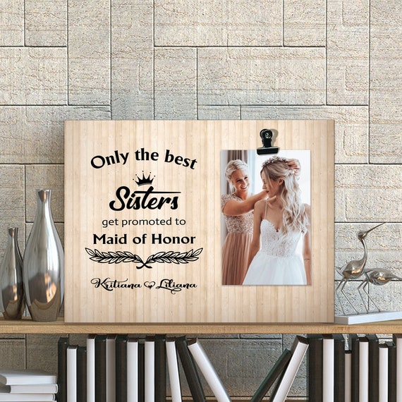 Wedding Gifts/Bridal Shower Gifts - Best Cute Engagement Gift for Her, Bride,  Maid of Honor, Women, Best Friend or Sister - Bride and Maid of Honor Art  Board Print for Sale by