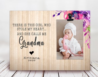 Grandma Gift Mother's Day Gift For Grandma  Gift From Grandkids Picture Frame  Grandma Gift  Personalized Grandma Gift  5x7