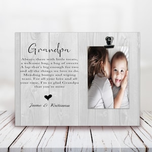 Geschenk für Opa Weihnachtsgeschenk für Opa Geschenk von Grandkids Bilderrahmen Geschenk von Grandkids Weihnachstsgeschenk für Opa Geschenk von Grandkids