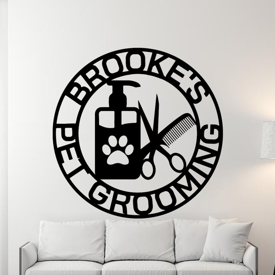Pet Grooming Sign, Pet Groomer Sign, Dog Grooming Sign, Grooming Business Sign, Dog Grooming