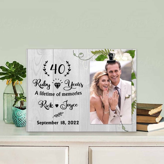 regalo para el 40. aniversario, casados regalo para el 40. aniversario, casados