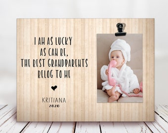 Personalized Grandparents Gift Picture Frame - New Grandparents Gift - Gift From Grandchild - Personalized Grandparents Gift