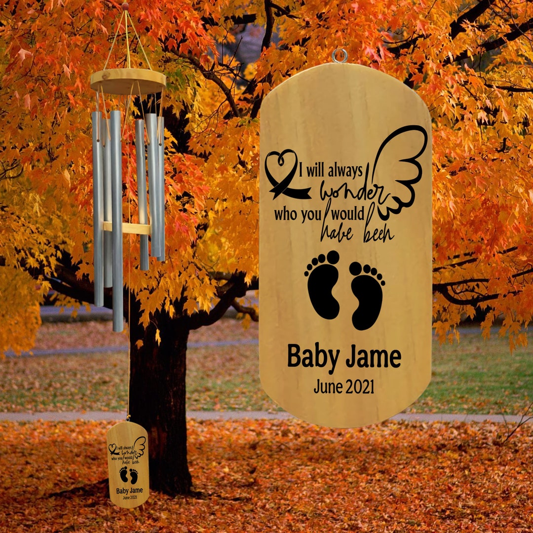 Loss of Baby, Baby Wind Chimes, Memorial Wind Chime, Custom Wind Chime