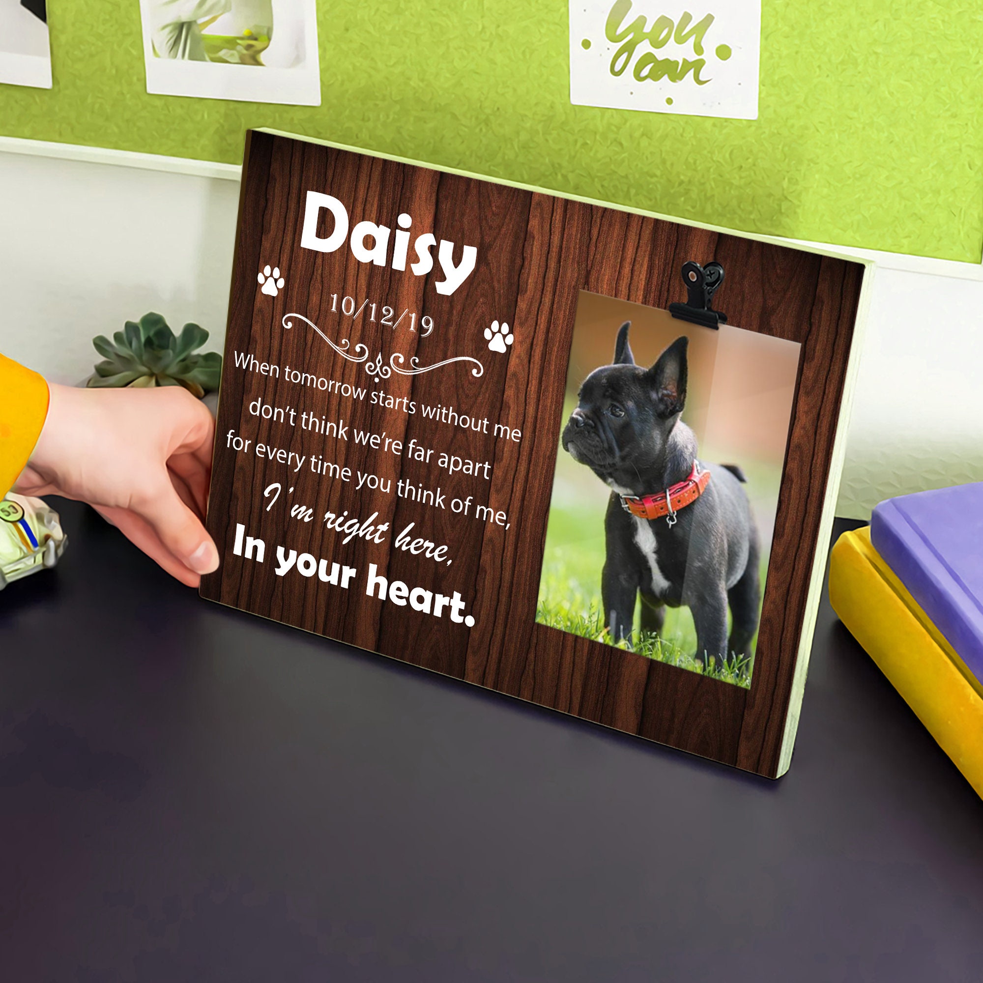 Haustier Verlust Geschenk ERINNERUNG Rahmen Katze Hund Etsy