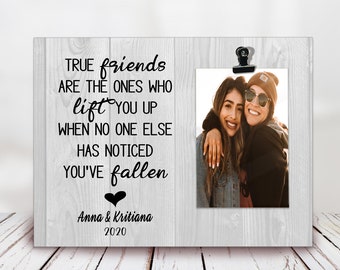 Bester Freund Weihnachten Geburtstagsgeschenk - Lange Distanz Bester Freund personalisiertes Geschenk - Du bist meine Person - Wahre Freunde - Geschenk für BFF Schwester