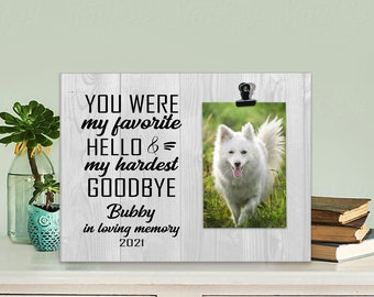Pet memorial frame dog, Personalized pet memorial frame, Pet loss picture frame, Pet memorial picture frame, Pet memorial frame custom