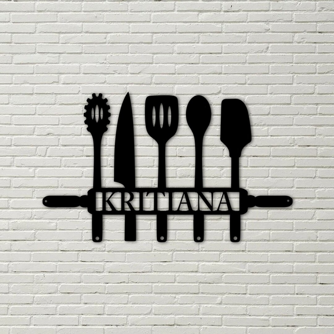 Metal Custom Kitchen Sign Metal Sign Kitchen Gift for Mom, Custom Metal