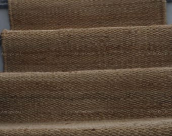 Natural Hemp Jute Runner Rug | Custom Jute Stair Runner | Handmade Hemp Rug | Rustic Hallway Runner | Eco-Friendly chunky entryway Jute rug