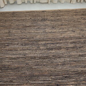 Tie-Dye Jute Area Rug | Chunky Minimalist Runner image 3