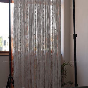 Macrame Door Curtain | large Wedding Backdrop Wall Hanging Tapestry white | Macrame Window Curtain | Outdoor backyard Party Home Decor
