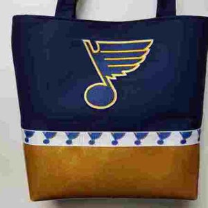 st louis blues tote