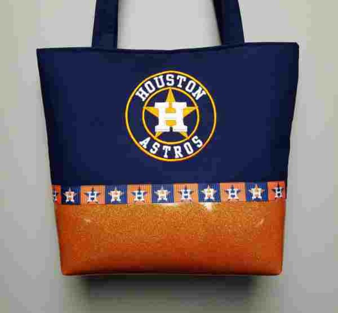 Houston Astros Purse With a Vinyl Bottom Etsy