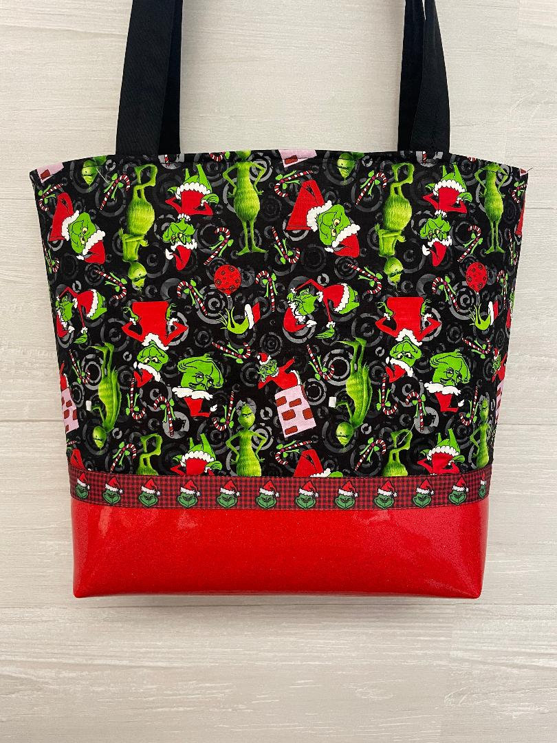 Sac à main Grinch 2 avec fond en vinyle