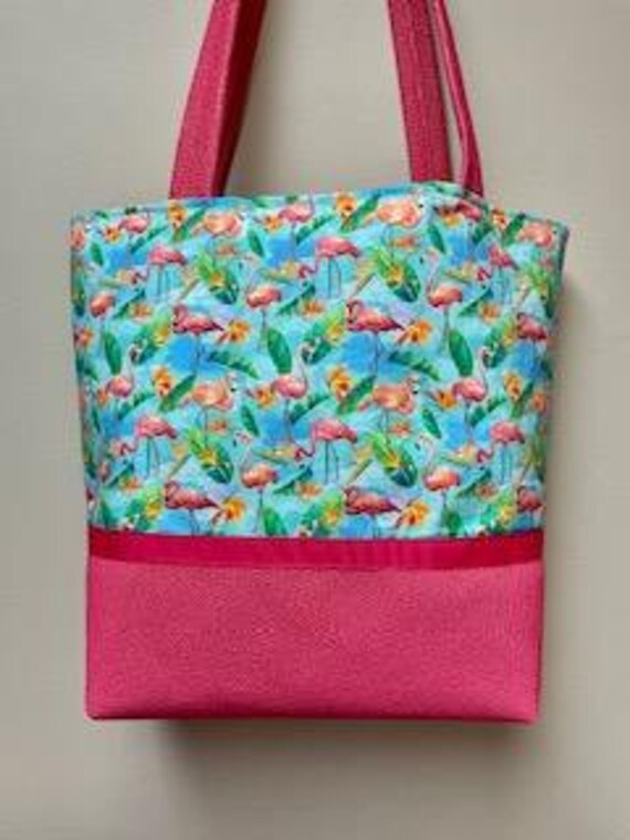 Pink Flamingos Purse Etsy