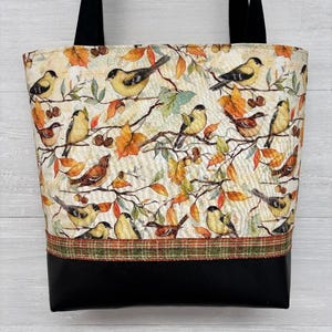 Monedero de tela con base de vinilo de Chickadees
