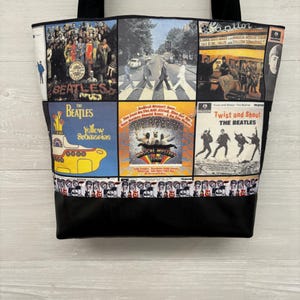 Beatles Purse with a Vinyl Bottom